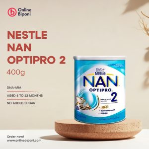 Nestlé NAN OPTIPRO 2 400g – ৬ থেকে ১২ মাস বয়সী শিশুর ব্রেইন ও ইমিউন ডেভেলপমেন্টের জন্য সঠিক পুষ্টি