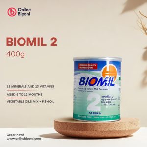 Biomil 2 400g – ৬-১২ মাস বয়সী শিশুর জন্য উন্নত ফলো-আপ দুধ ফর্মুলা