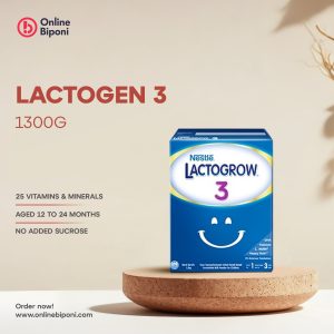 Lactogen 3 1300g – ১ থেকে ২ বছর বয়সী শিশুর সুস্থ ও সুখী বেড়ে ওঠার জন্য পরিপূর্ণ পুষ্টি