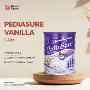 PediaSure Vanilla (1.6kg) – শিশুদের জন্য ৩৭ ভিটামিন ও মিনারেল সমৃদ্ধ সম্পূর্ণ পুষ্টি