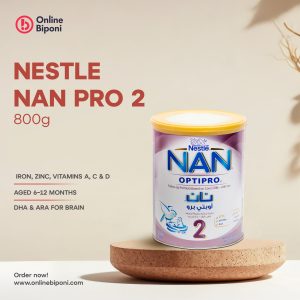 Nestlé NAN PRO 2 (800g) – ৬–১২ মাস বয়সী শিশুর জন্য উন্নতমানের ফলো-আপ ফর্মুলা